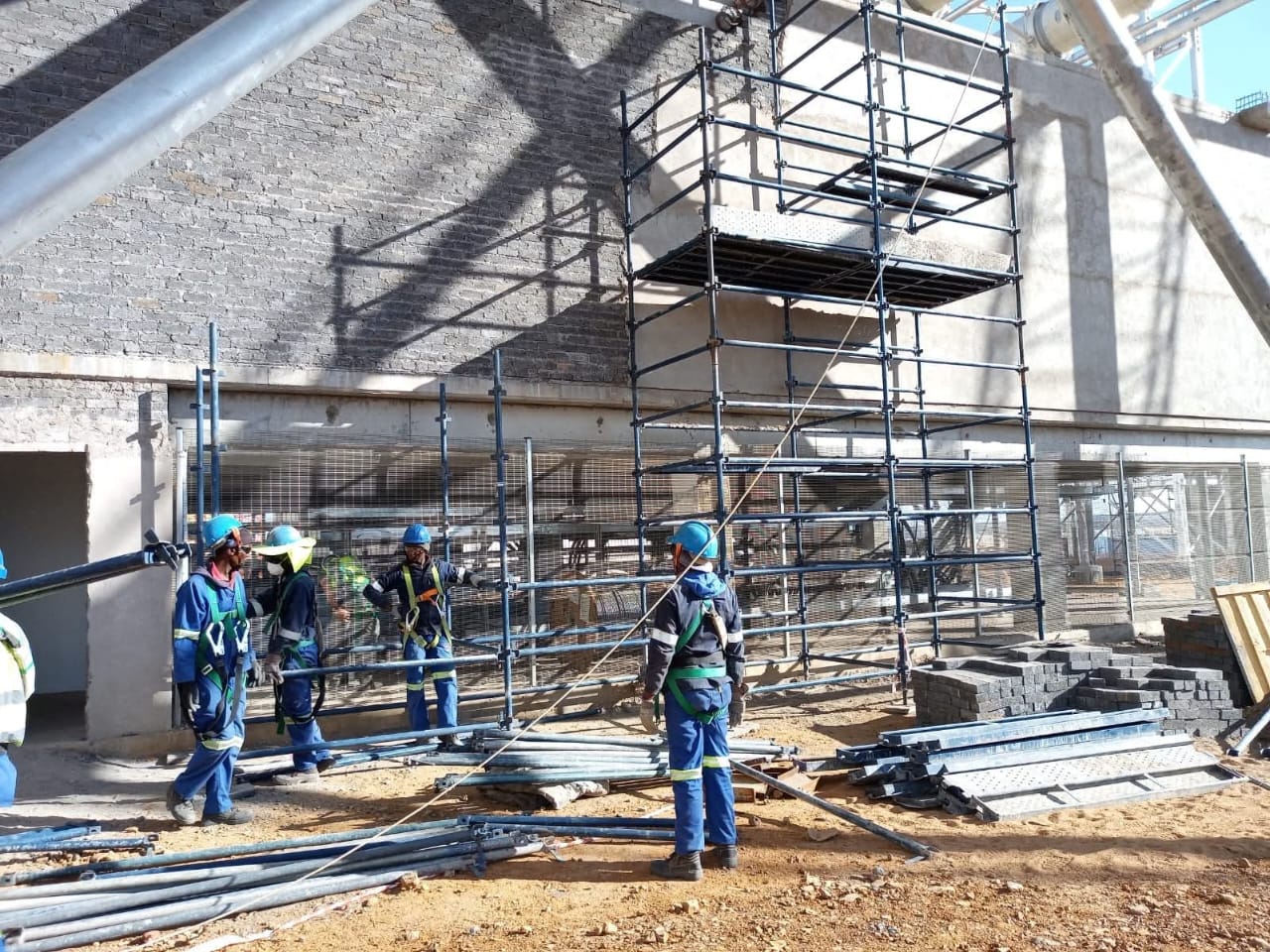 Commercial building construction