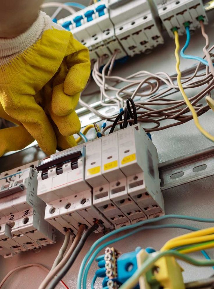 Residential electrician working on DB board Cape Town