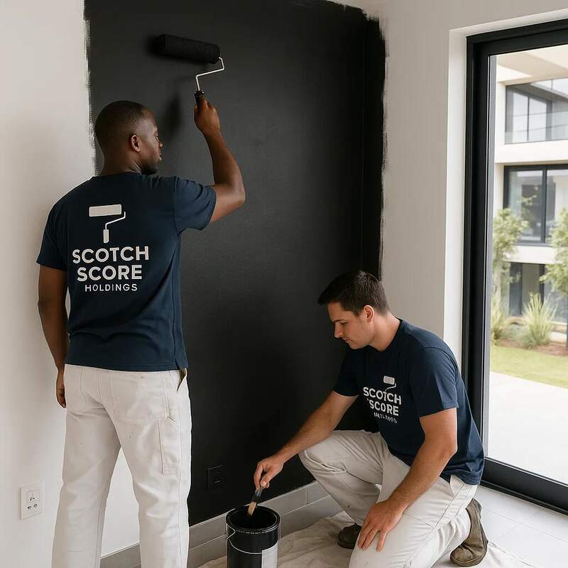 Modern interior painting